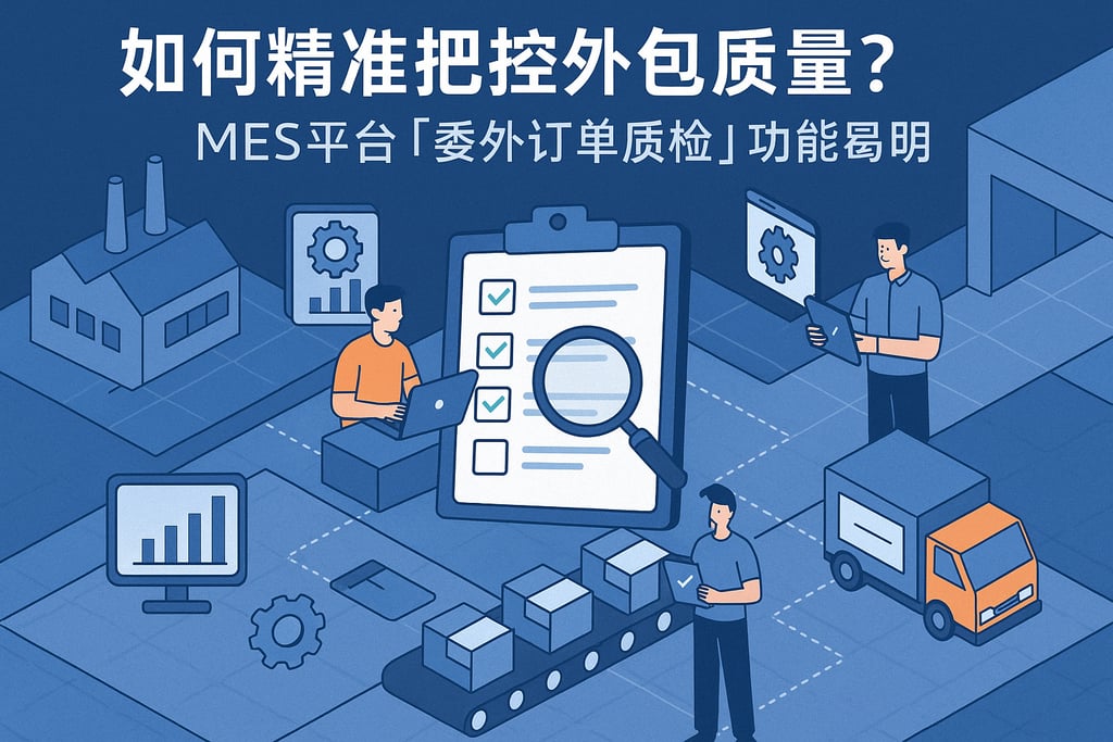 如何精准把控外包质量？MES 平台「委外订单质检」功能揭秘